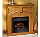 corner fireplace mantel design.