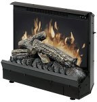 electric fireplace log insert.