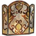 stainglass fireplace screens.