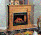 vent-free electric fireplace.