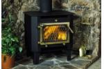 outdoor gas wood burning stove.