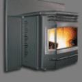 pellet stove fireplace insert.